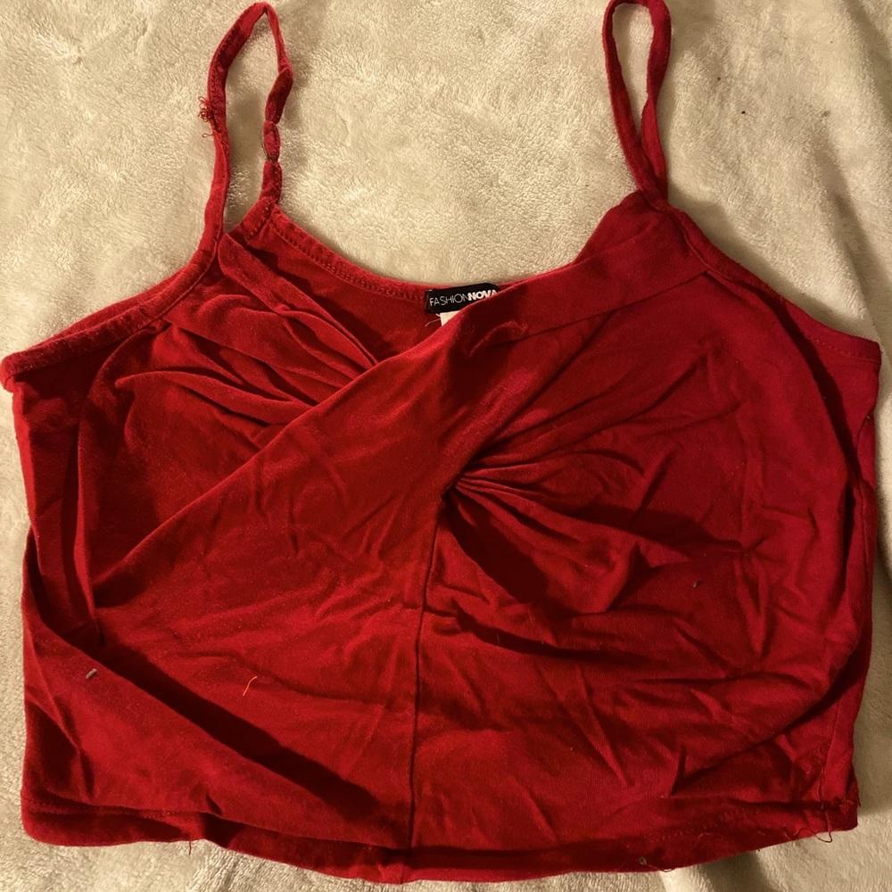 Fashion Nova Knot Tank Top